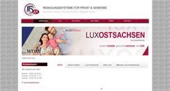 Desktop Screenshot of lux-ostsachsen.de